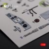 KELIK K48094 IL-2 Shturmovik interior 3D decals for Tamiya kit 1/48
